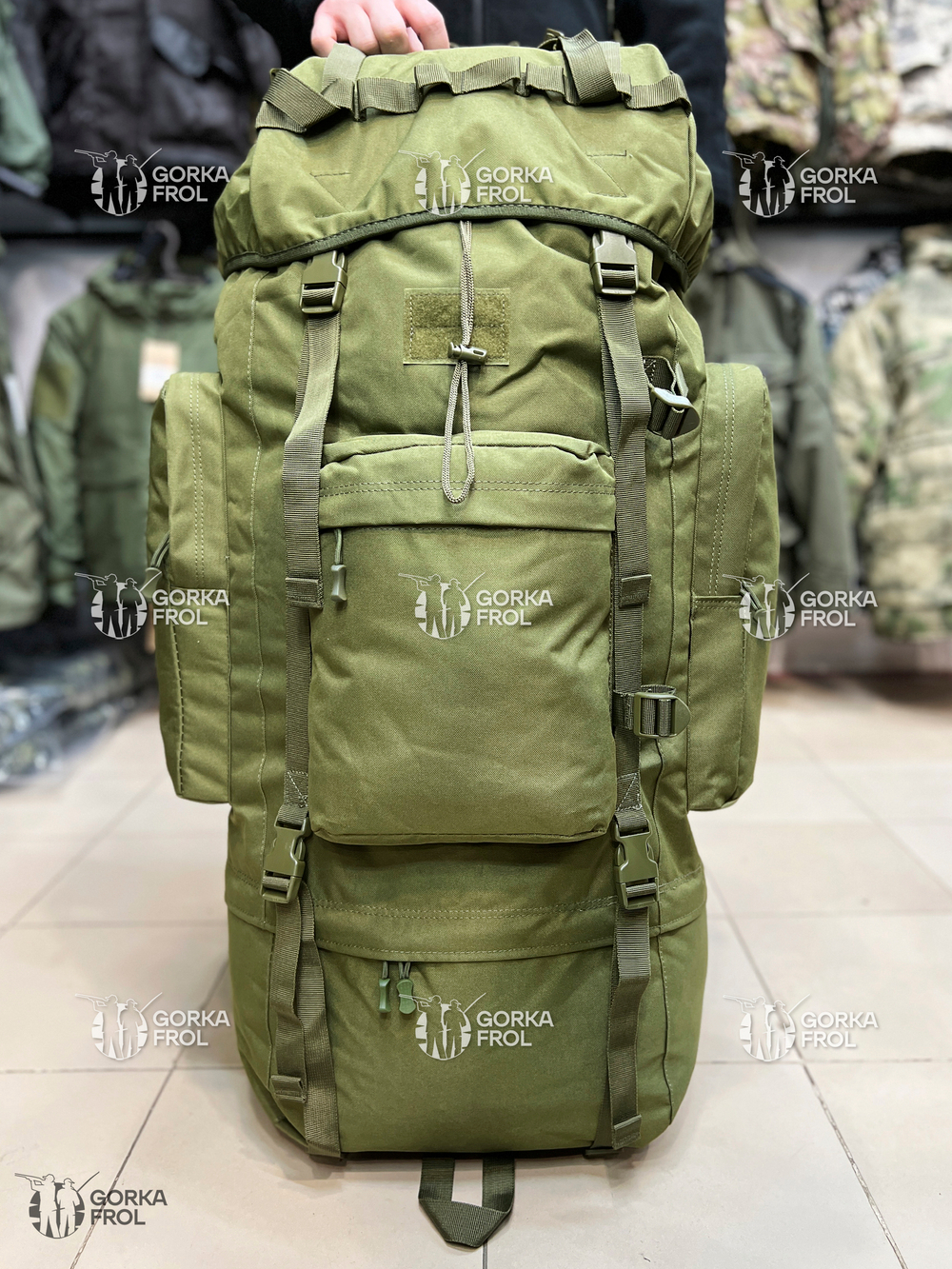Рюкзак Tiger 100 л Cordura 1000D Олива