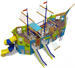 Игровой комплекс Летучий Голландец 07111 для детей 6-12 лет для уличной площадки