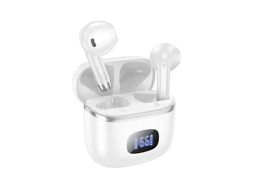 Беспроводные наушники Hoco EQ1 (TWS, с дисплеем, вкладыши) Белый