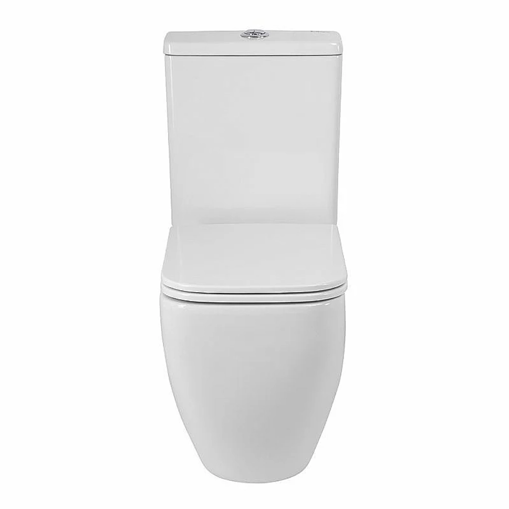 Унитаз напольный BelBagno LUCE-TOR BB2197CP-TOR/SC белый, с крышкой микролифт, с бачком, безободковый, слив-торнадо