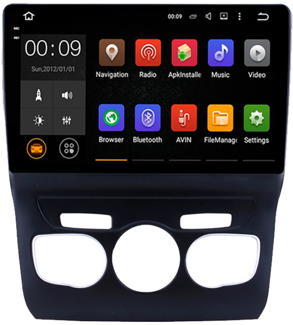 Магнитола для Citroen C4/DS4 2010+ - AIROC 2K RX-2906 Android 13, QLed+2K,  ТОП процессор, 8/128, CarPlay, SIM-слот