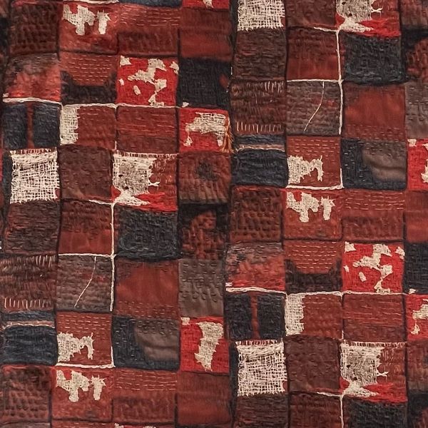 В ПУТИ, ЛОСКУТЫ, ЗЕМЕЛЬНЫЕ ЦВЕТА, ЯПОНСКИЙ СТИЛЬ - 100% хлопок 1