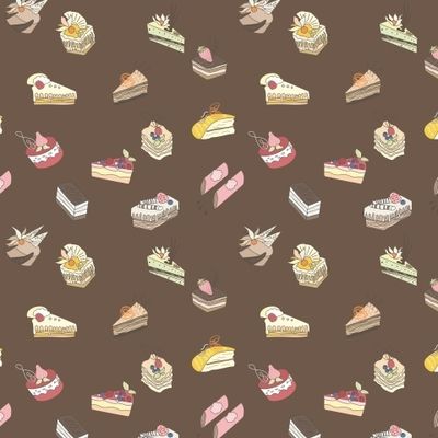 Десерты на шоколадном фоне