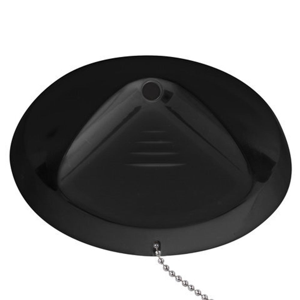 Ручка шариковая настольная BRAUBERG "Стенд-Пен Блэк2", СИНЯЯ, цепочка, корпус черный, линия письма 0,5 мм, 141347