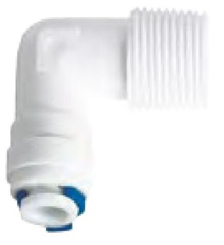 Фитинг угловой 1/4"-3/8" (трубка-резьба) QT-10А Naturewater
