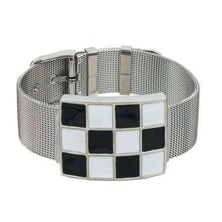 Браслет Fiore Luna на металлическом ремешке CB01361-5 BW