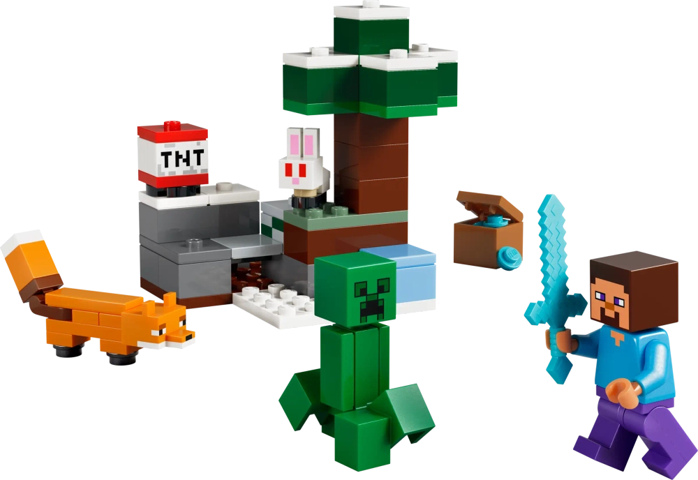 Конструктор LEGO Minecraft 21583 Steve's Taiga Adventure