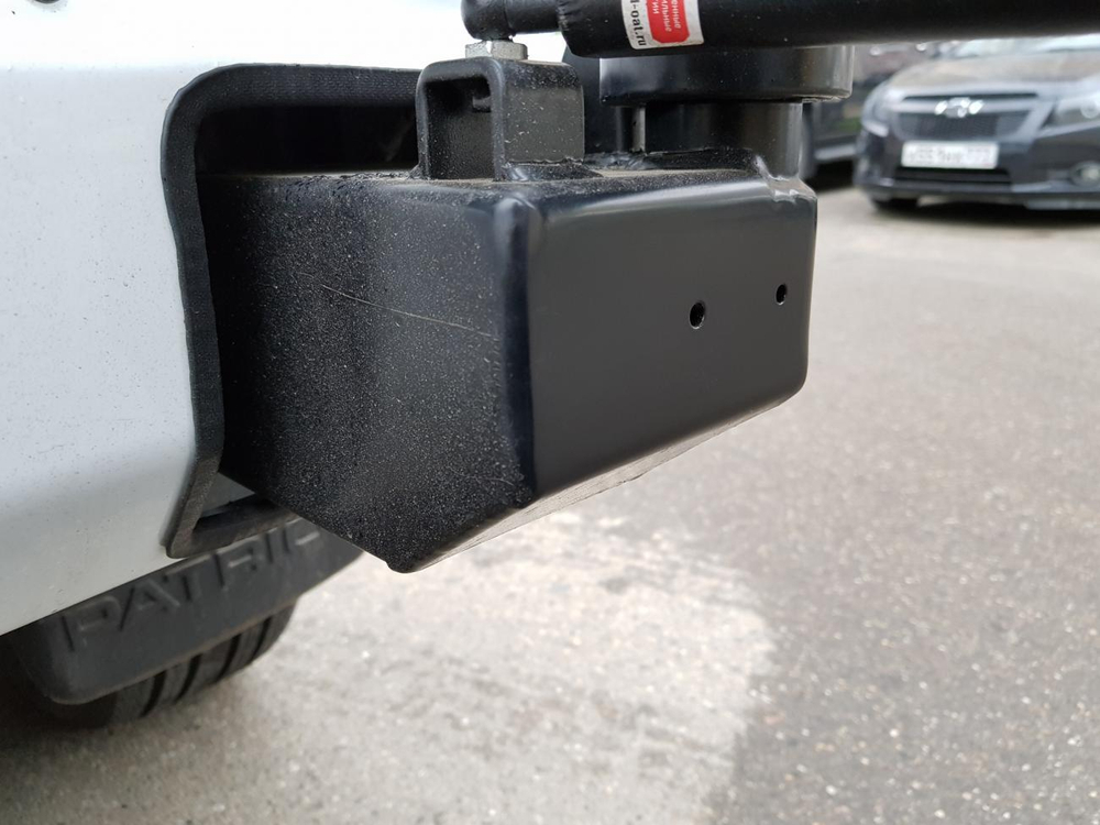 Калитка в штатный задний бампер УАЗ Патриот 2015+ РИФ