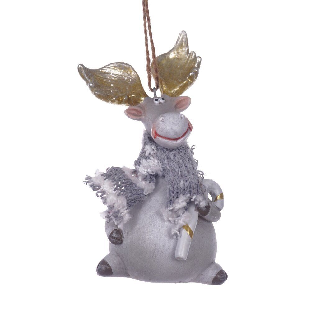 GAEM Фигурка декоративная подвесная "Олень", L5,5 W4,5 H10,5 см, 2в.