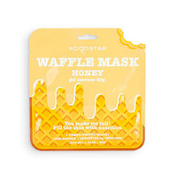 Питательная вафельная маска для лица Медовое удовольствие Kocostar Waffle Mask Honey 3шт