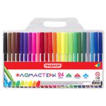 Фломастеры ПИФАГОР, 24 цвета, вентилируемый колпачок, 151092