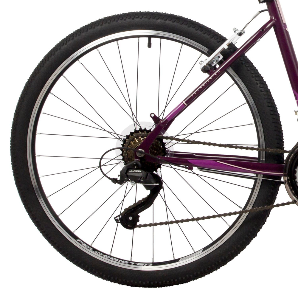 Велосипед FOXX 26" SALSA фиолетовый,сталь, размер 15"