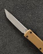 Автоматический складной нож SteelBro Ultratech T/E Tanto Cerakote Burnt Bronze VG-10 123-10BRBZCS (бронзовый-металик)
