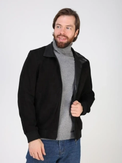 Кожаная куртка демисезонная замша