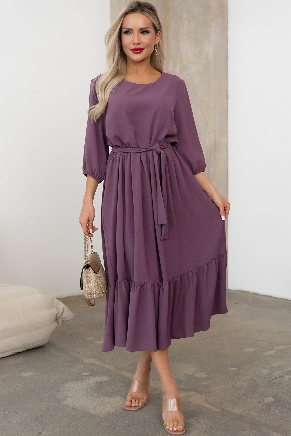 Платье Виолетта (сливовый) Р11-1247/2 Nikol