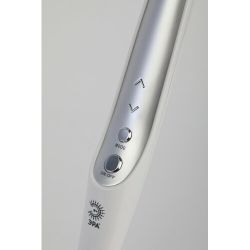 Настольный светильник ЭРА NLED-496-12W-S светодиодный на струбцине серебро