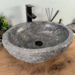 Раковина из мрамора Erozy Grey EM-64526 51*41*15 0188