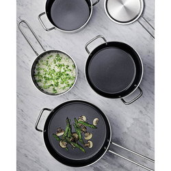 Сотейник stainless steel с керамическим покрытием, D24 см, 3,1 л