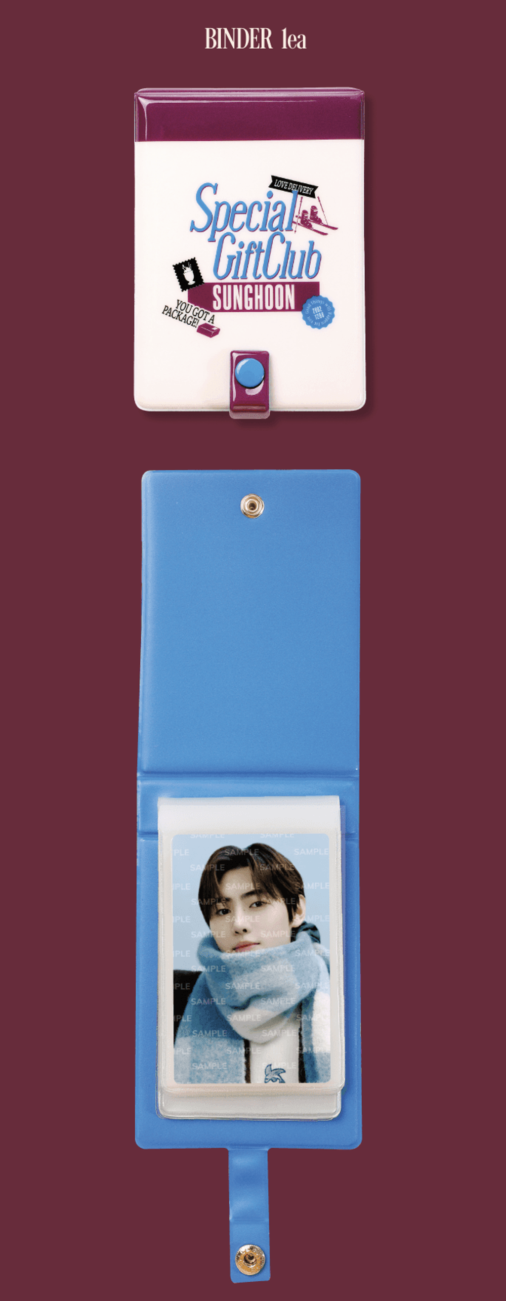 Набор биндер + фотокарты [SUNGHOON] PHOTO CARD HOLDER