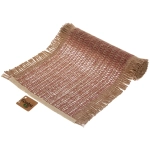 Салфетка-дорожка на стол 30*120см «Бохо» плетеная розовая