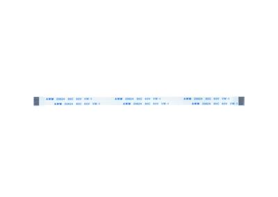 Шлейф 6 pin, 20 см, шаг 1 мм FFC, прямой А