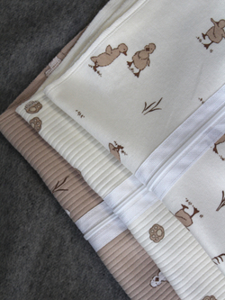 Пеленальный кокон Утята Экрю RinaAmari