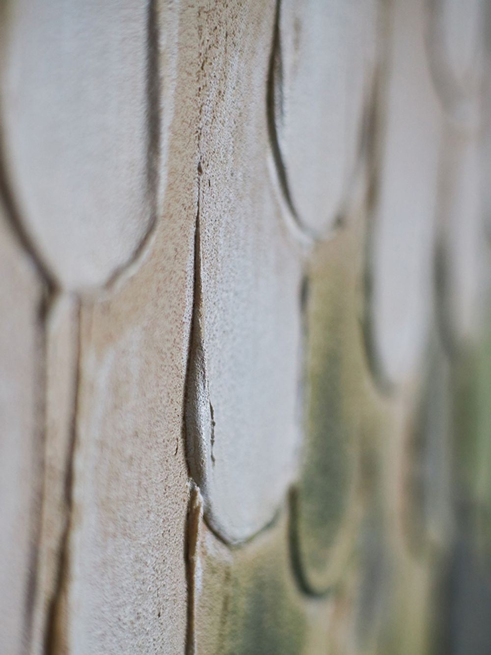 Панно декоративное с ручной росписью By Feel, 140х70 см, хаки