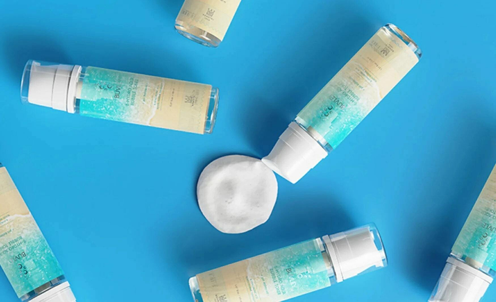 Buvley Нежный аква-мусс для увлажнения кожи с океаническим комплексом  8-Hydro Aqua Bubble Toner 150 мл