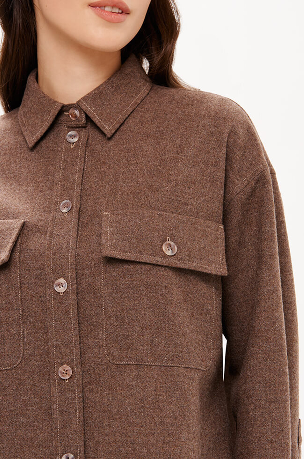 23370 Блузка женская (какао)