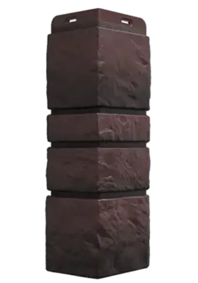 Угол наружный для фасадных панелей Burg, Тёмный