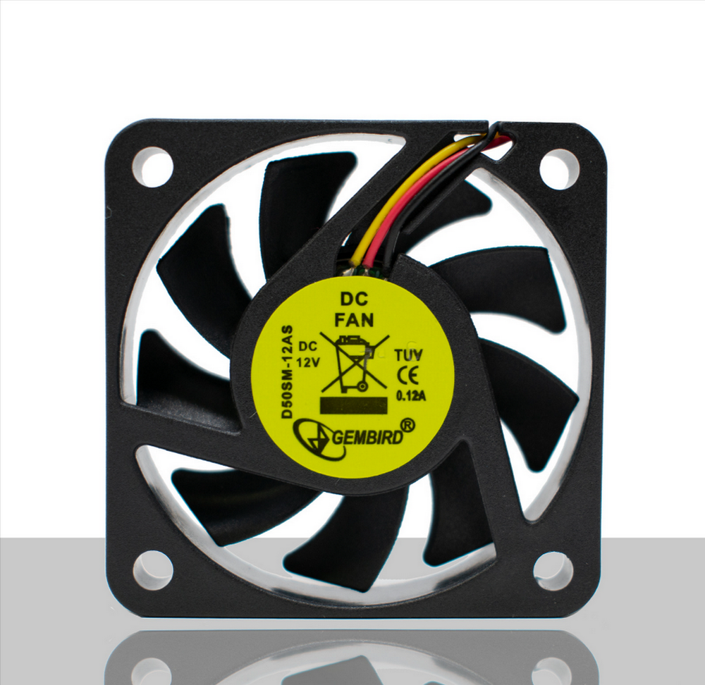 Вентилятор PC Gembird (D50SM-12AS) 50x50x10,3Pin