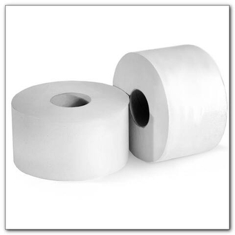 Туалетная бумага ВИК, 200м. белая, однослойная со втулкой
