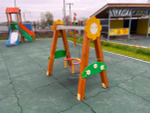 Качели на брусе «Малыш» одинарные