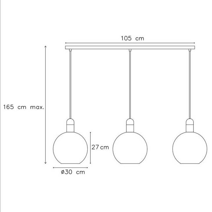 Подвесной светильник Lucide Julius 34438/03/65