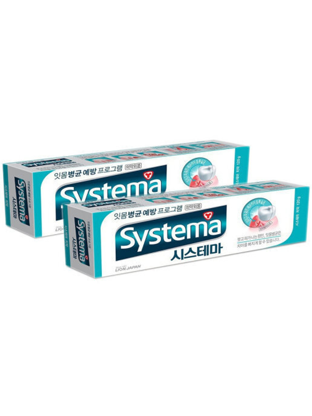 Lion зубная паста systema для ежедневного ухода за полостью рта со вкусом ледяной мяты 120 гр