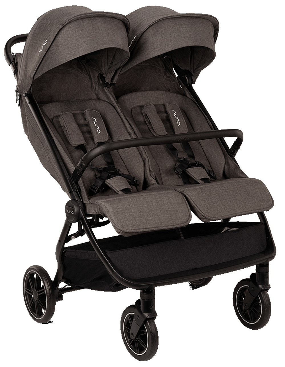 Коляска прогулочная для двойни Nuna TRVL DUBL Thunder