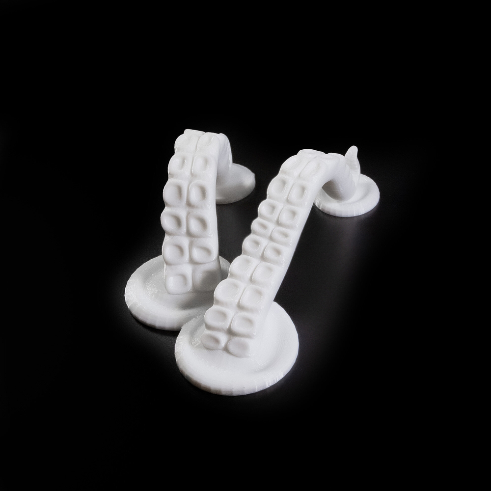 Держатель планшета в виде щупальцев осьминога Кракена, белая