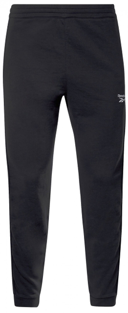 Мужские теннисные штаны Reebok Workout Ready Piping Joggers - черный