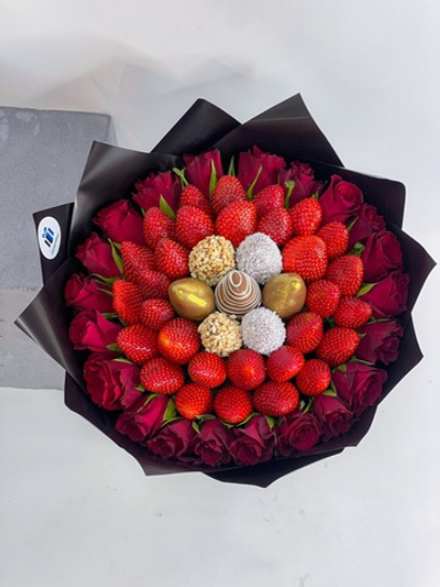 Букет «Red berry» M