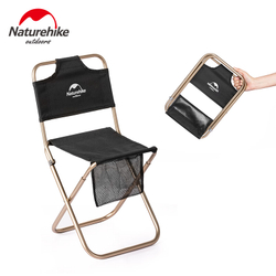 Стул складной Naturehike Yamami L03 со спинкой, черный (NH18M001-Z)