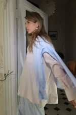 Рубаха Oversize Stripe Red