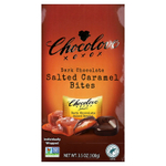 Chocolove, кусочки темного шоколада, соленая карамель, 55% какао, 100 г (3,5 унции)