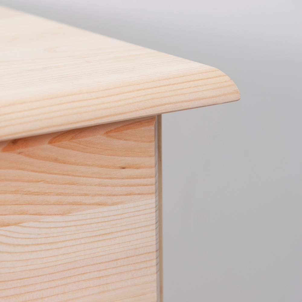 Тумба, 48х39х81, Лена, однодверная, из массива дерева, с ящиком, буфет для кухни, Dipriz