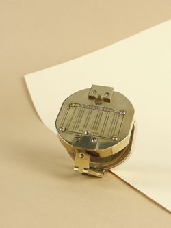 Nautical Морской компас Brunton в деревянном футляре Лого: Made for Royal Navy