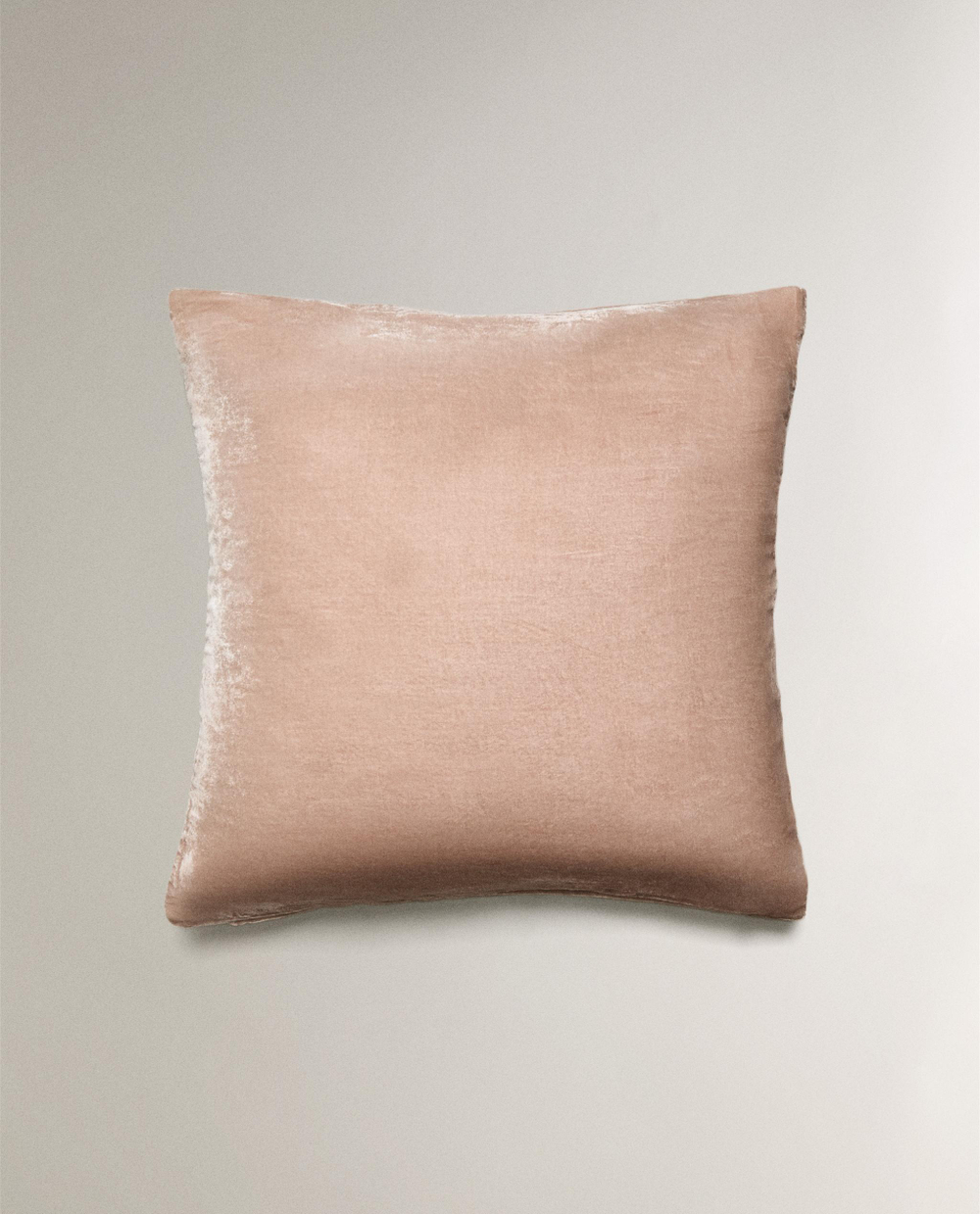 Zara Home наволочка декоративная из вискозы, серебристый