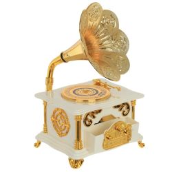 GAEM Изделие декоративное "Граммофон" (музык.), L16 W15 H26 см