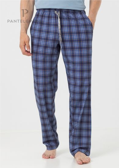 Брюки мужские Pantelemone PDB-164, синяя клетка