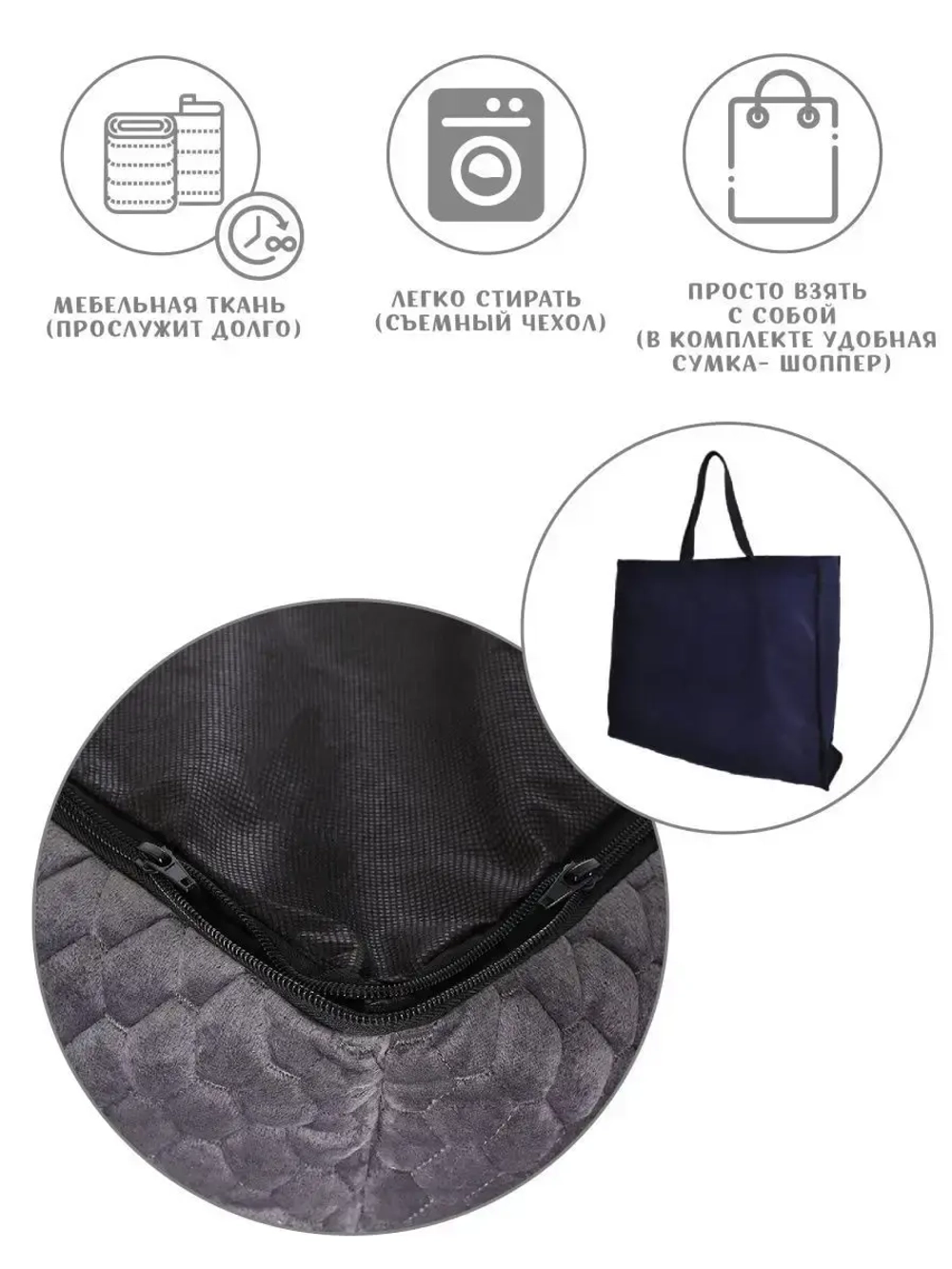 Лежанка для собак средних пород