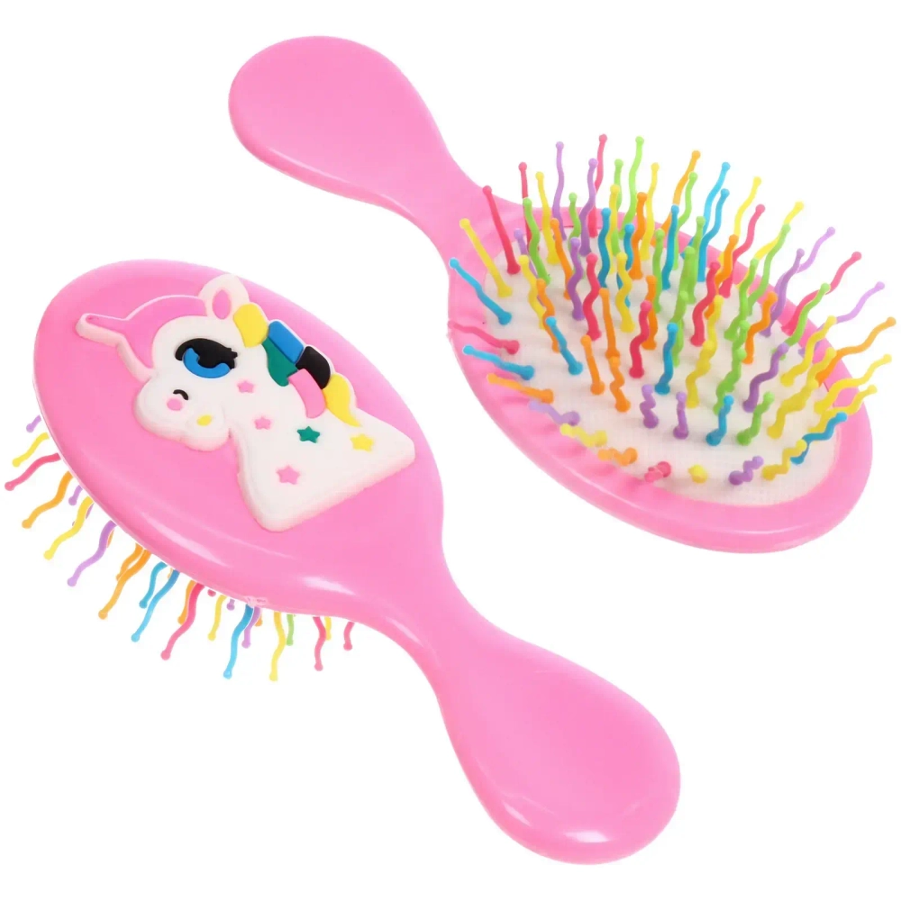 Расчёска массажная «Little darling - Единорожек Лакки», цвет микс,13,8*6см