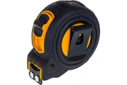 Рулетка Stayer BlackMax 8м / 25мм в ударостойком полностью обрезиненном корпусе и двумя фиксаторами 3410-08_z02